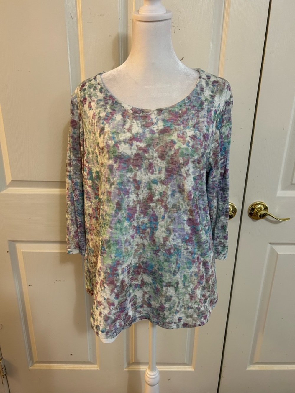 Coldwater Creek pastel tee, size 14